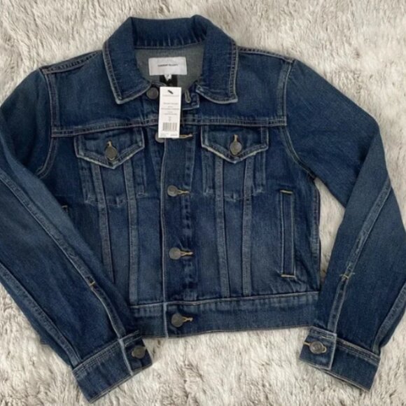 NWT Current/Elliot The Baby Trucker Denim Jacket | Current/Elliot Denim Jacket - Picture 2 of 10